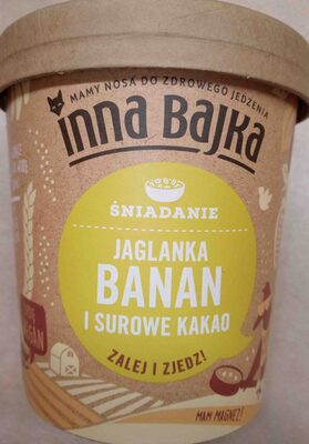Jaglanka banan i surowe kakao