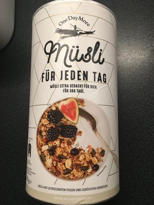 Müsli FÜR JEDEN TAG front packaging