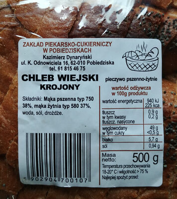 Chleb wiejski krojony