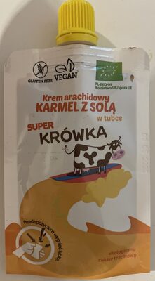 Krem arachidowy KARMEL Z SOLĄ w tubce