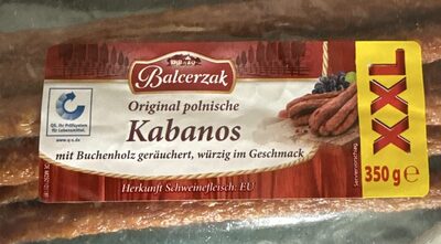 Original Polnische Kabanos front packaging