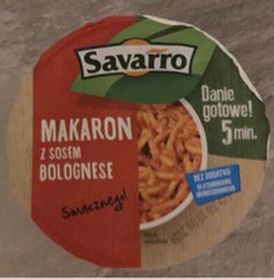 Macaron z Sosem Bolognese