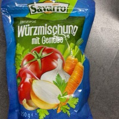 Würzmischung mit Gemüse