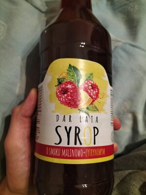 Syrop o smaku malinowo-cytrynowym