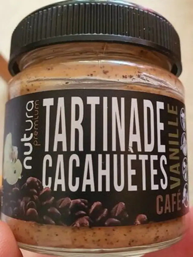 Tartinade cacahuètes vanille café