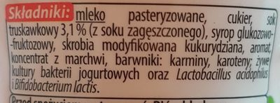 Fruvita jogurt pitny ingredients label