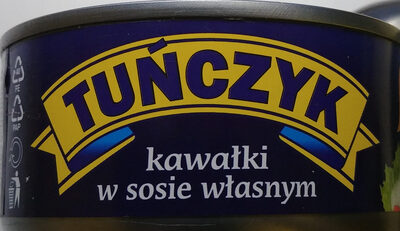Tuńczyk kawałki w sosie własnym.