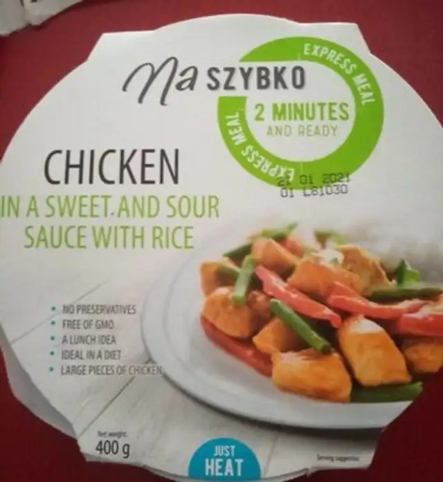 pollo con salsa agridulce
