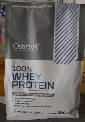 100% Whey Protein Strawberry Cream