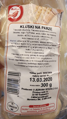 Kluski na parze