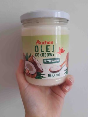 Olej kokosowy front packaging