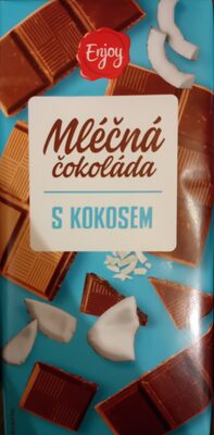 Mléčná čokoláda s kokosem