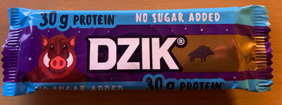 Baton białkowy o smaku śmietankowy w czekoladzie front packaging