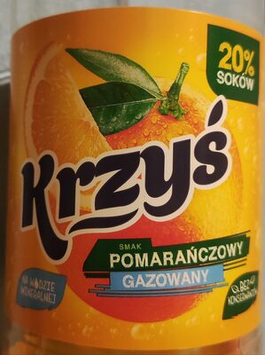 Krzyś - napój gazowany o smaku pomarańczowym