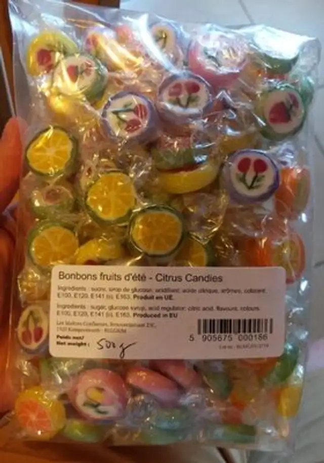 Bonbons fruits d'été