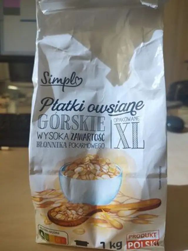 Płatki Owsiane Górskie front packaging