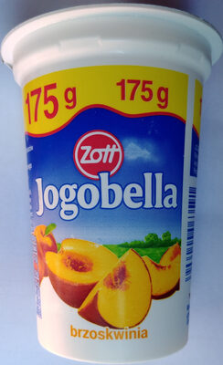 Jogurt brzoskwiniowy front packaging