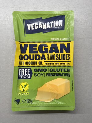 Plastry wegańskie o smaku sera Gouda