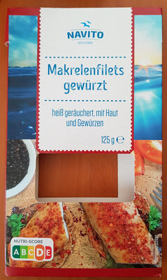 Makrelenfilets, geräuchert, gewürzt