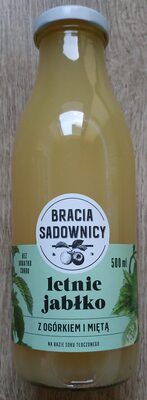 letnie jabłko z ogórkiem i miętą