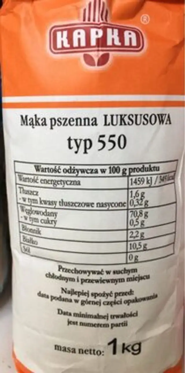 Maka LUKSUSOWA nutrition facts table