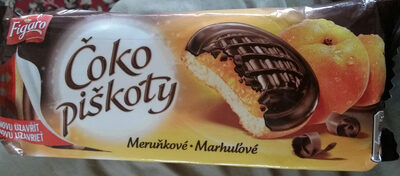 čoko piškoty meruňkové