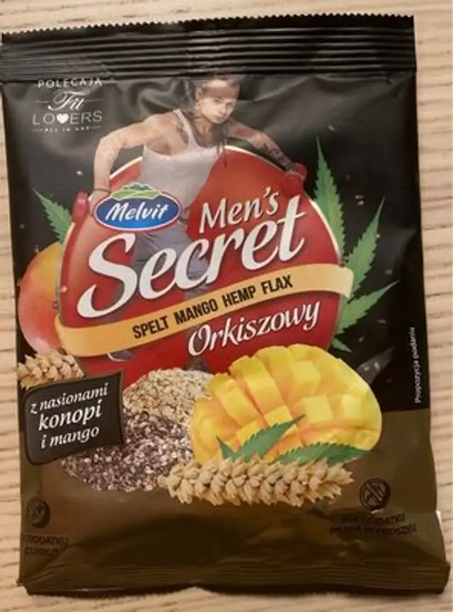 Men's secret front packaging
