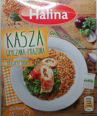 Kasza gryczana prażona front packaging