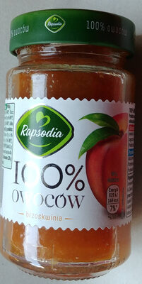 Produkt owocowy z brzoskwiń.