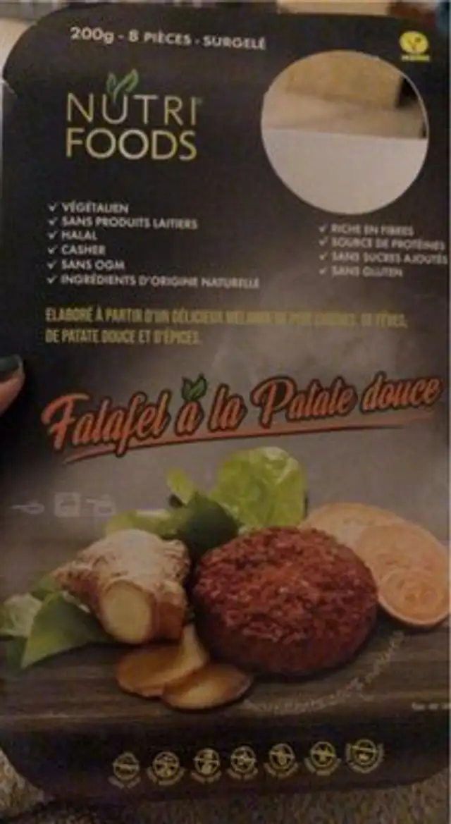Falafel a la patate douce