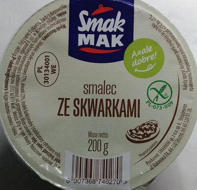 Smalec ze skwarkami front packaging