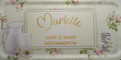 Lody o smaku śmietankowym