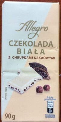 Czekolada Biała z chrupkami kakaowymi
