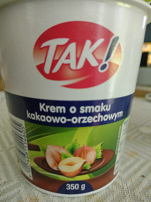 krem o smaku kakaowo-orzechowym