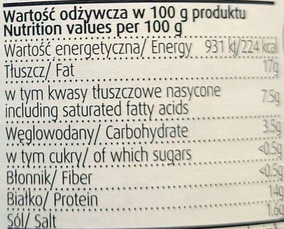Dish of meat au jus nutrition facts table