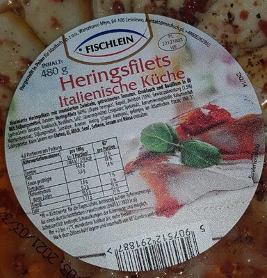 Heringsfilet italienische Küche