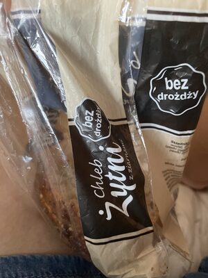 Chleb żytni z ziarnami front packaging
