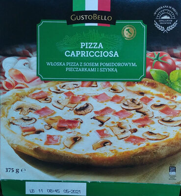 Pizza Capricciosa front packaging