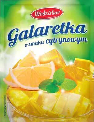 Galaretka o smaku cytrynowym
