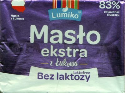 Masło ekstra z Łukowa front packaging