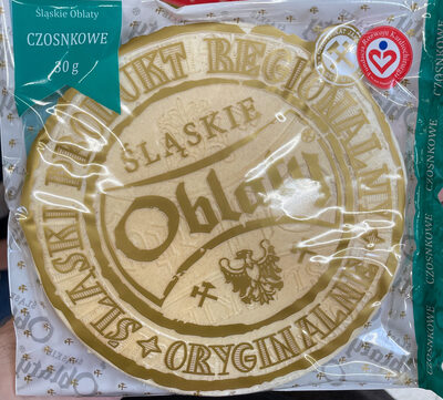 Śląskie oblaty czosnkowe