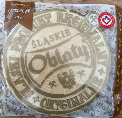 Śląskie oblaty orzechowe