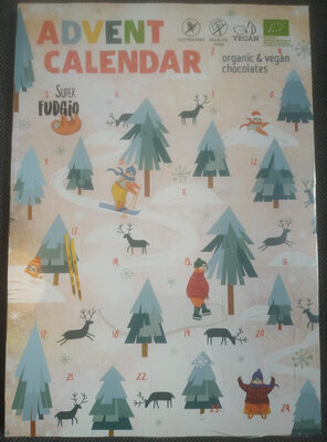 Adventní kalendář čokoládový front packaging