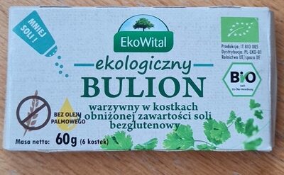 Bulion ekologiczny front packaging