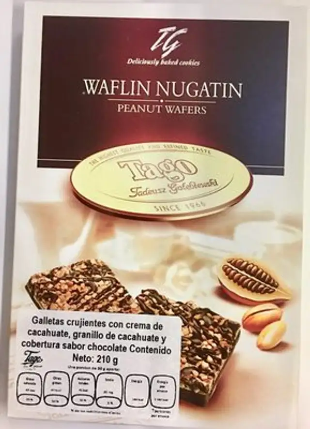 WAFLIN NUGATIN front packaging