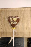 Lizak serduszko czekoladowe