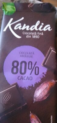 ciocolata amăruie 80% cacao