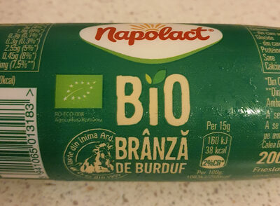 Brânză de burduf front packaging