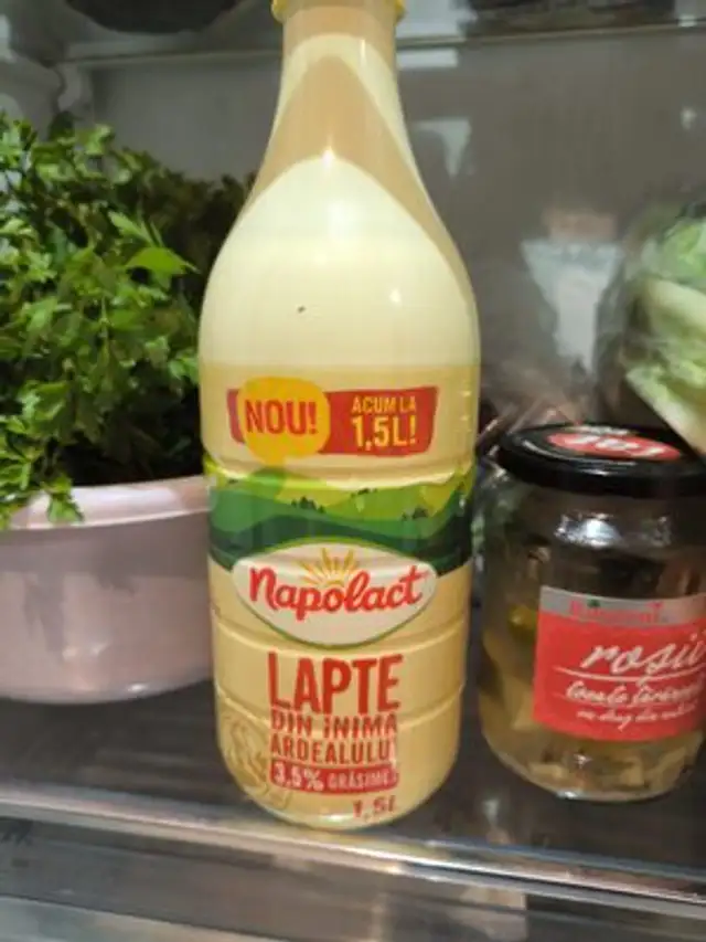 napolact lapte 1.5 litri 3.5 front packaging
