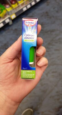 coloranți alimentar vetde front packaging